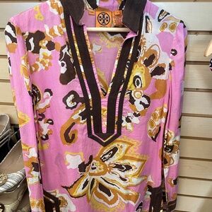 Tory Burch Pink Boho Top